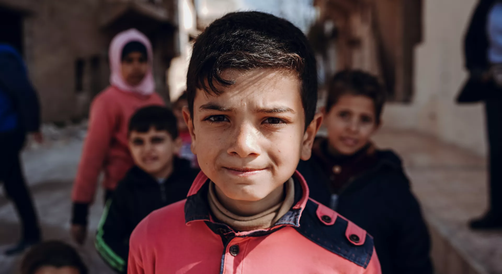 Hamza (9 jaar) uit Syrië