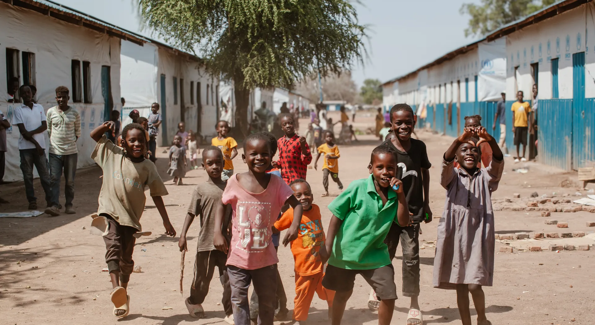 Kinderen in Zuid Sudan