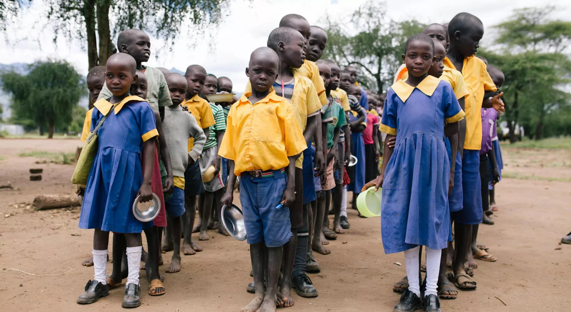 Kids go to school in Uganda