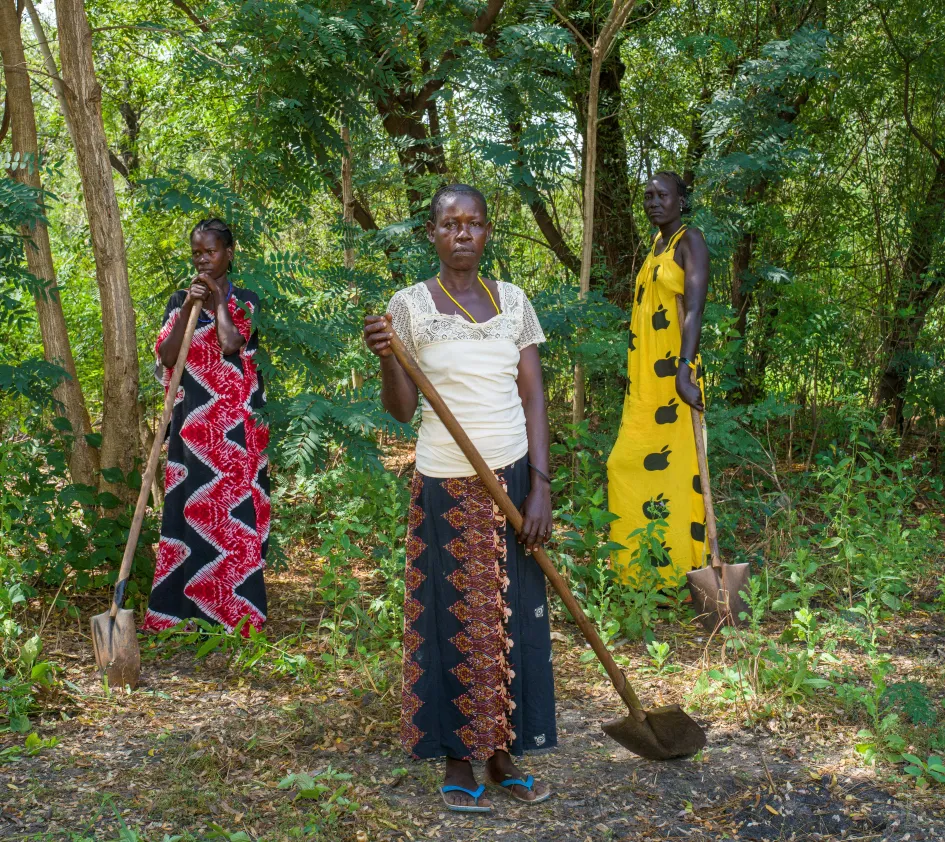 Three women in Ethiopia