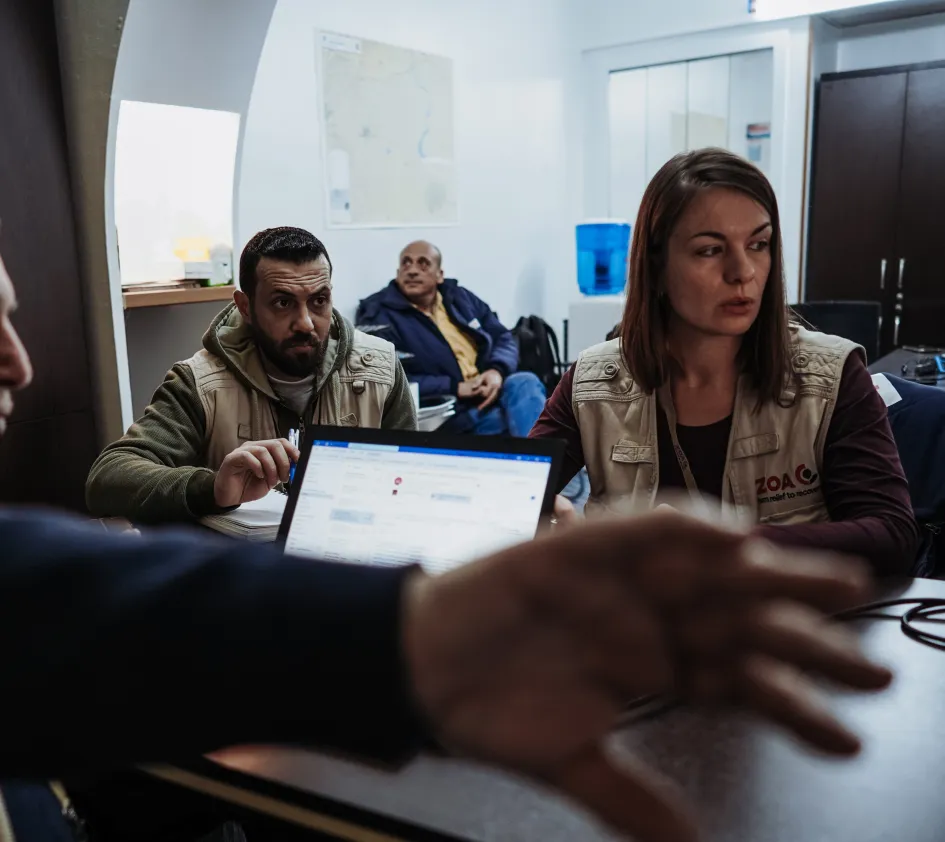 ZOA employees in Syria