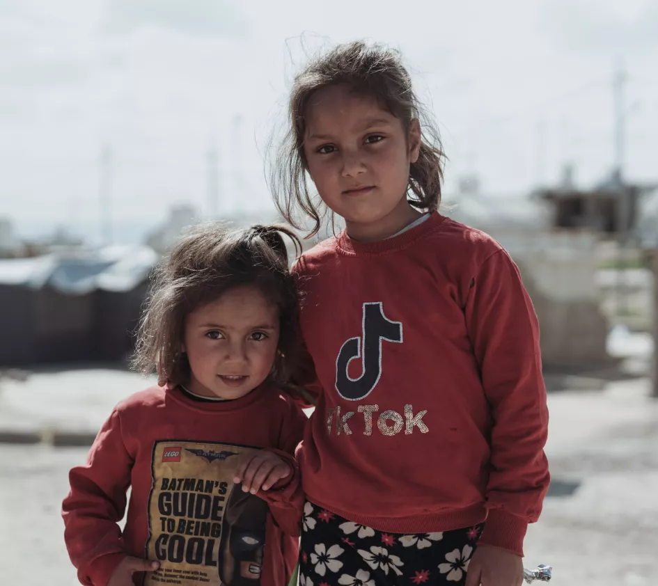 kinderen in vluchtelingenkamp irak