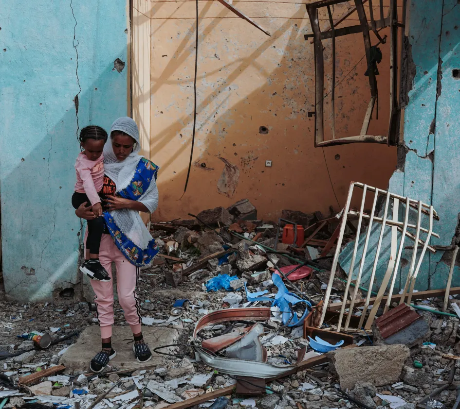 Birhan en haar dochter