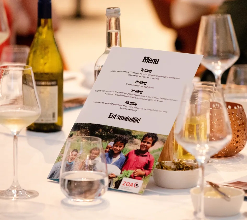 Menukaart Aan Tafel