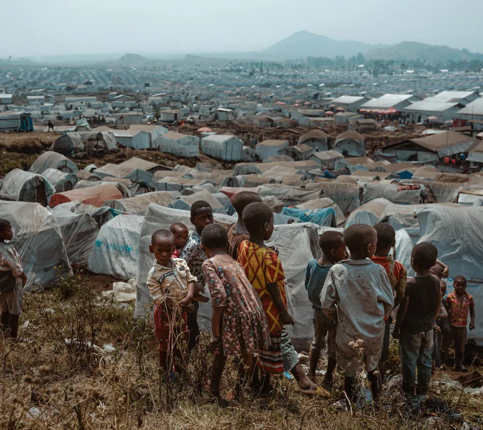 Refugee camp Lushangala