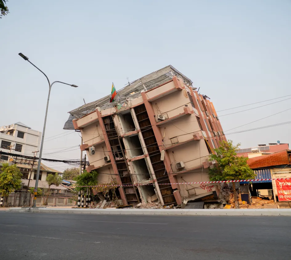 Aardbeving Myanmar