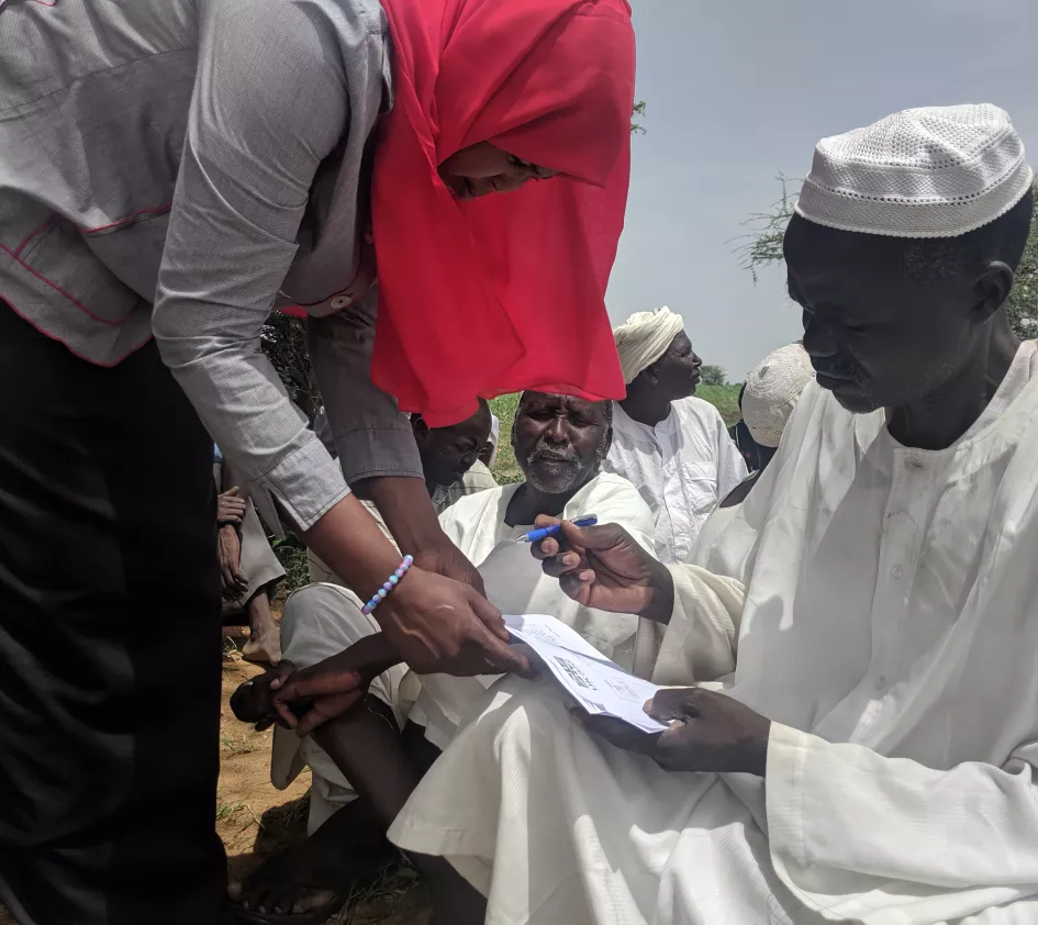 Women and man in Sudan