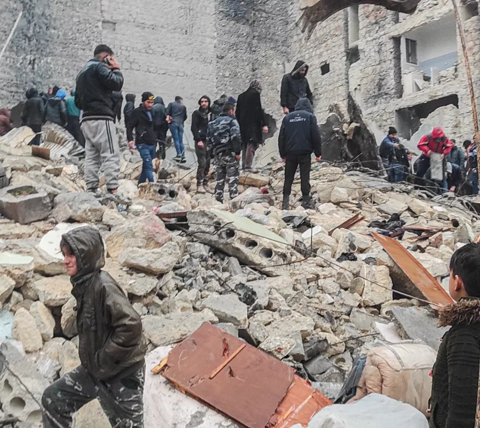 Aardbeving Syrië