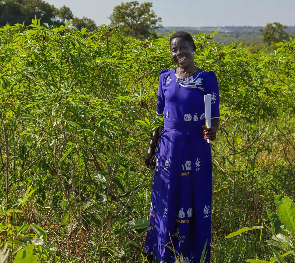 Woman got land rights in Uganda
