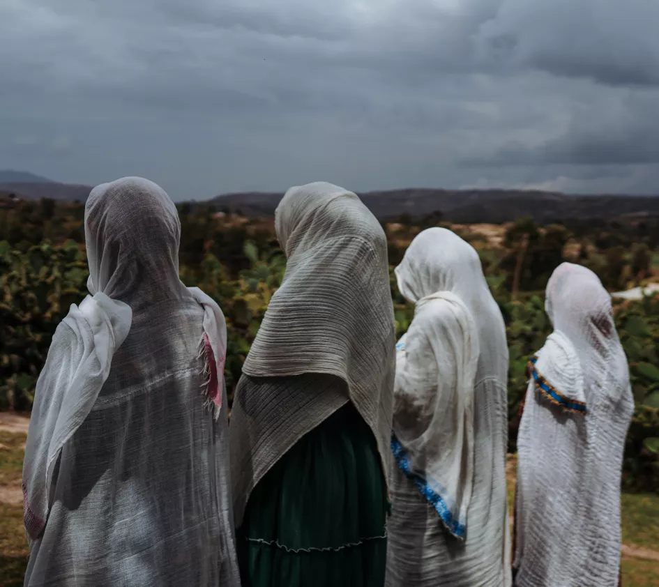 Verkrachte vrouwen in Tigray