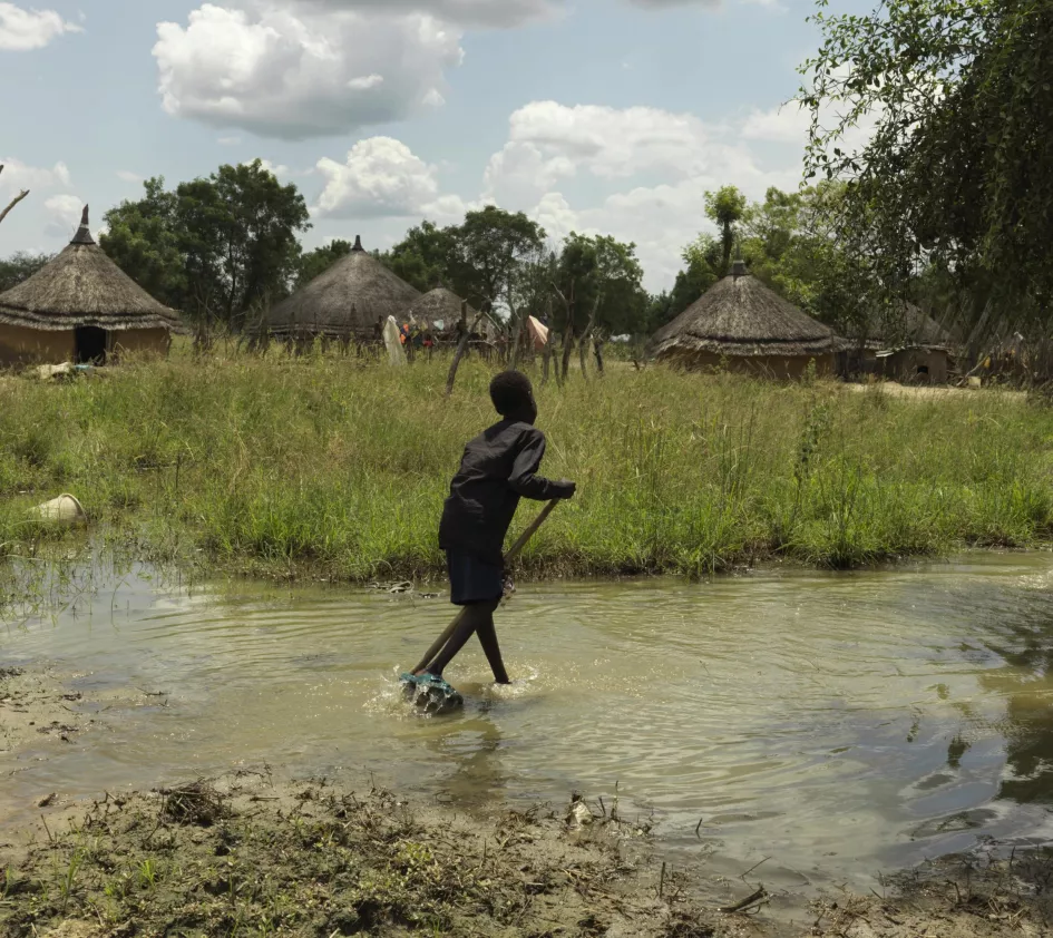Jongetje in Zuid-Sudan