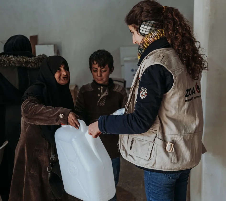 ZOA medewerker in Syrië
