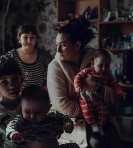 Tetyana en haar gezin