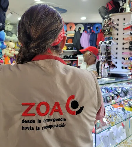 a ZOA employee at a local vendor