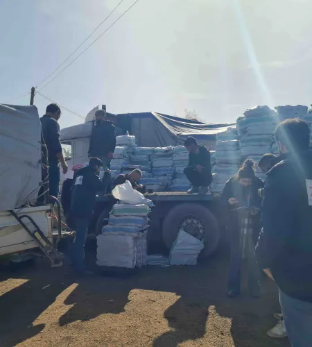 Winterhulp in Syrië