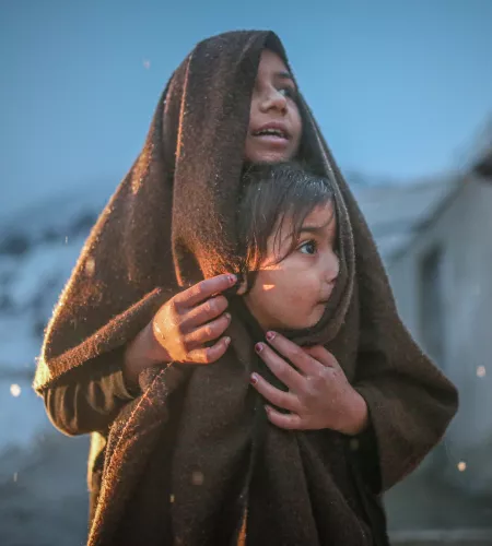 Campagne beeld kerst