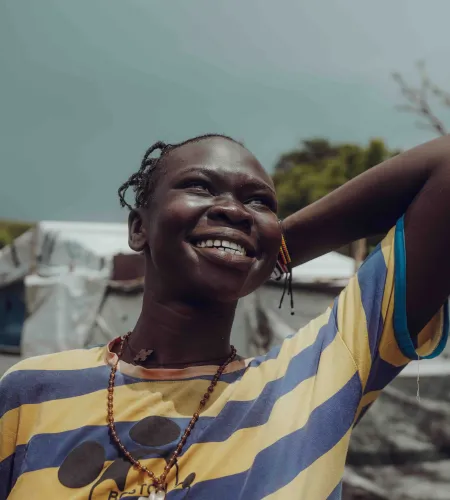 Een vrouw in Zuid-Sudan