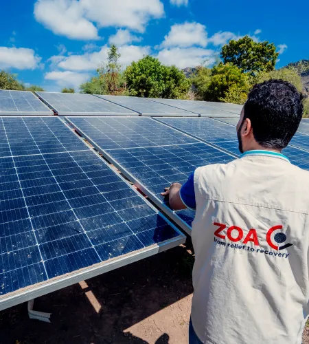 Zonnepanelen in Jemen