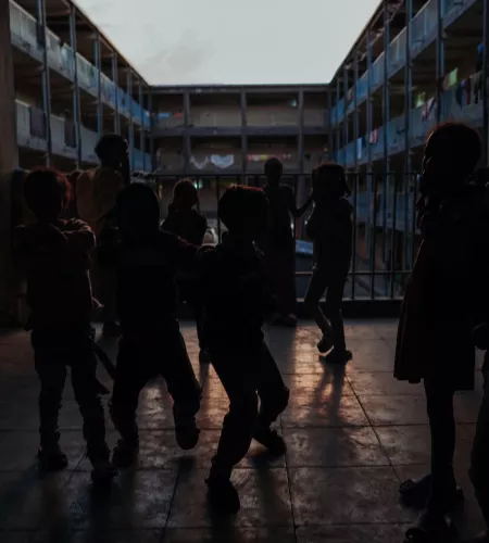 Tigray | Vluchtelingenopvang in een school