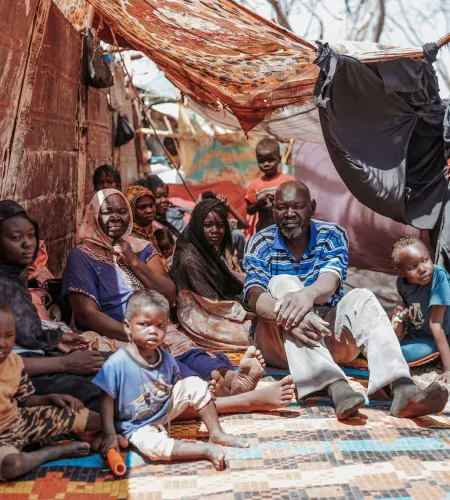 Family in Sudan