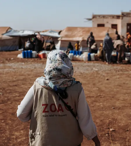 ZOA medewerker in Sudan