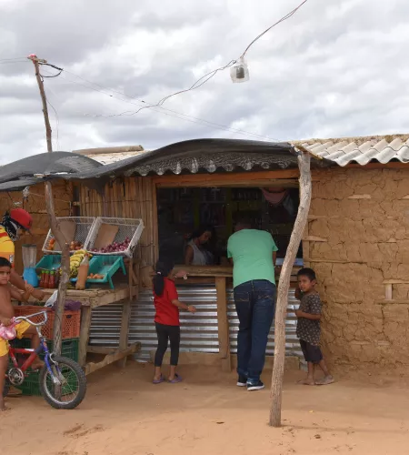 Eten te koop  in Colombia