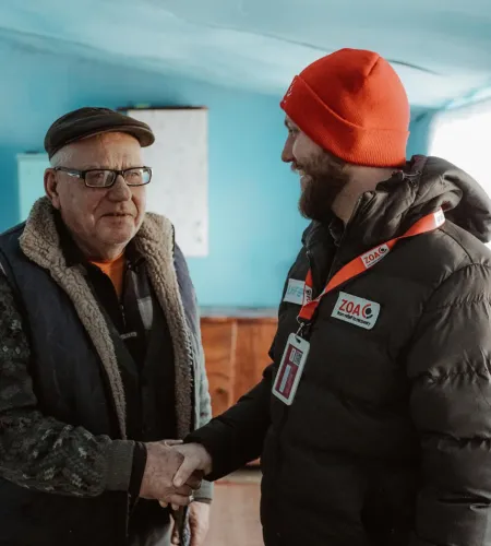 ZOA Medewerker in Oekraïne