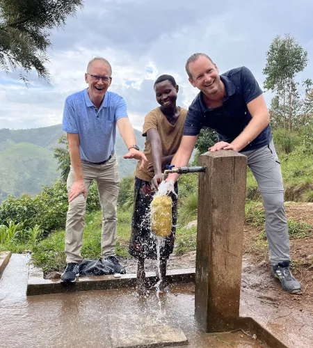 Leo Koppelaar in Burundi
