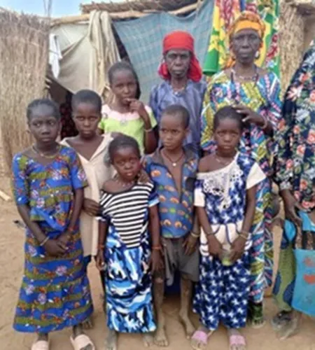 Maiga en haar familie