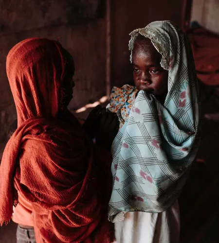 Dochter van Mona in Sudan