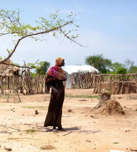 Angelina in Zuid-Sudan