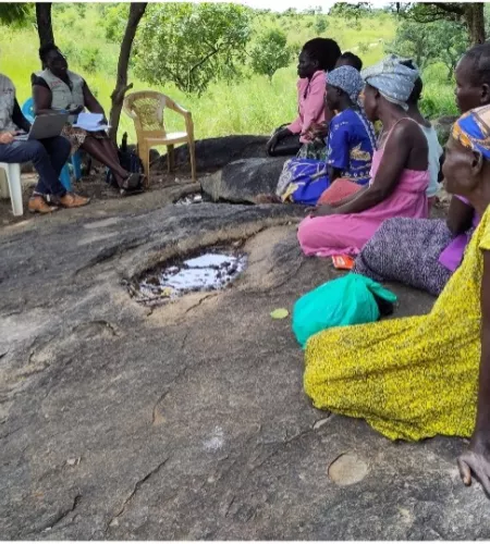 Hielke Zantema in Uganda