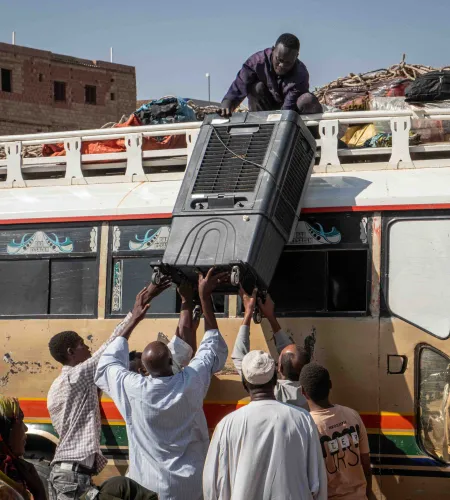 oorlog in Sudan: terug naar huis
