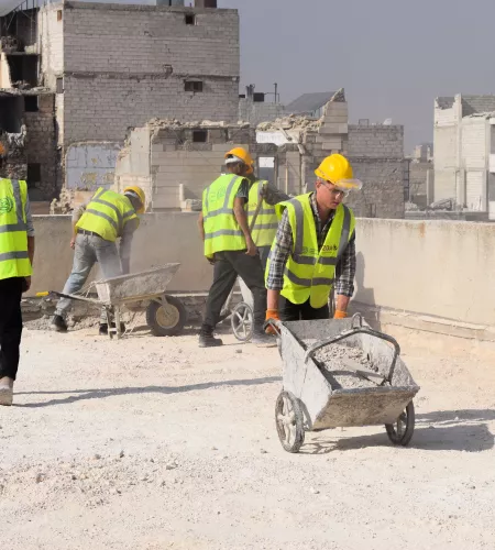 Herstel scholen na aardbeving