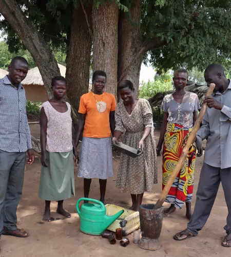 Mensen in de gemeenschap van Rose en Clement
