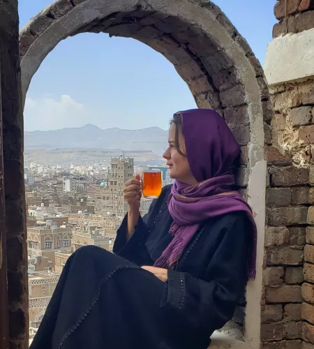 Gerrianne Pennings in Sana'a