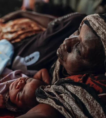 Zahra en haar kindje