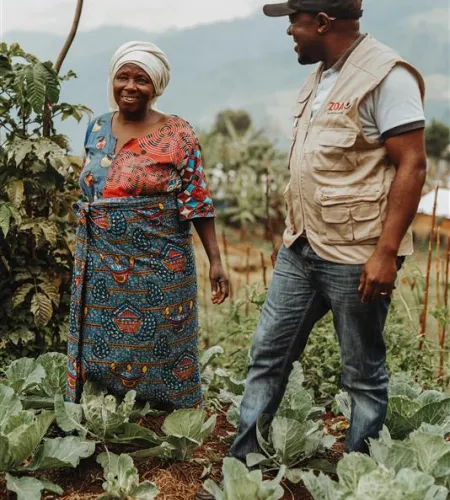 ZOA medewerker in Congo