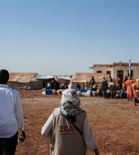 A ZOA worker in Sudan