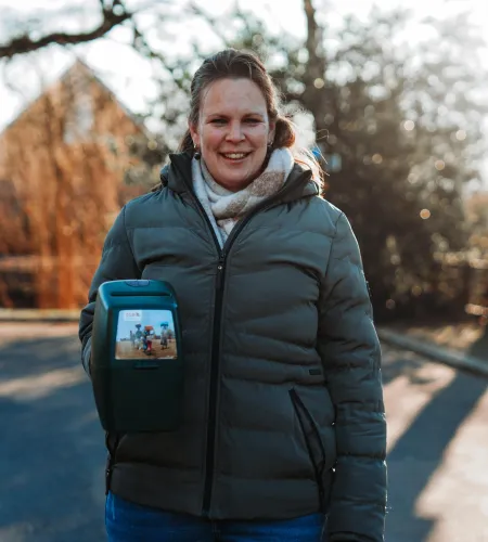 Marije, collectant voor ZOA