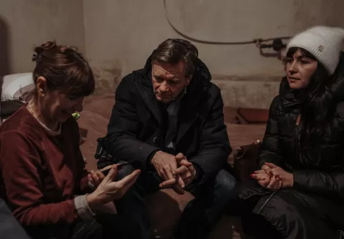 Joël Voordewind in Oekraïne