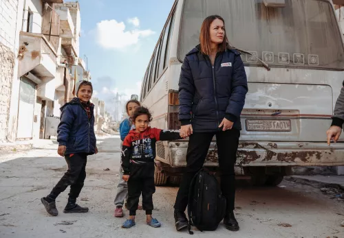 ZOA medewerker Marjanne in Syrië