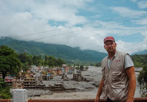 Lieuwe in Nepal