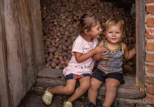 Kinderen in oekraïne