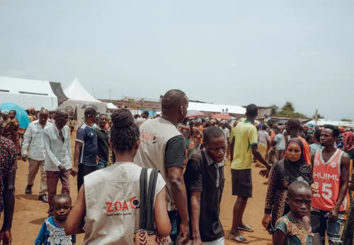 ZOA medewerkers in Burundi