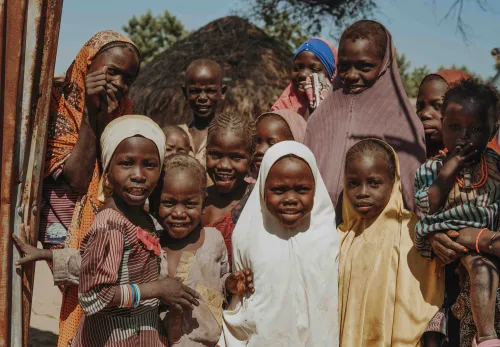 kinderen in Nigeria