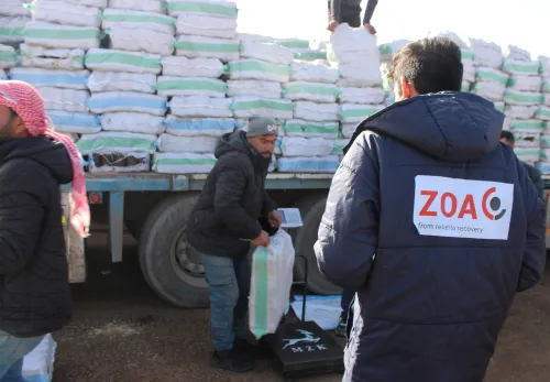 ZOA medewerker in Syrië