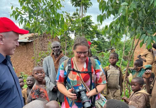 Jonneke in Burundi