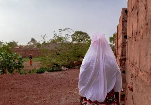 Vrouw in Burkina Faso