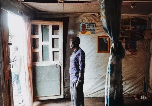 vluchten voor geweld en terreur